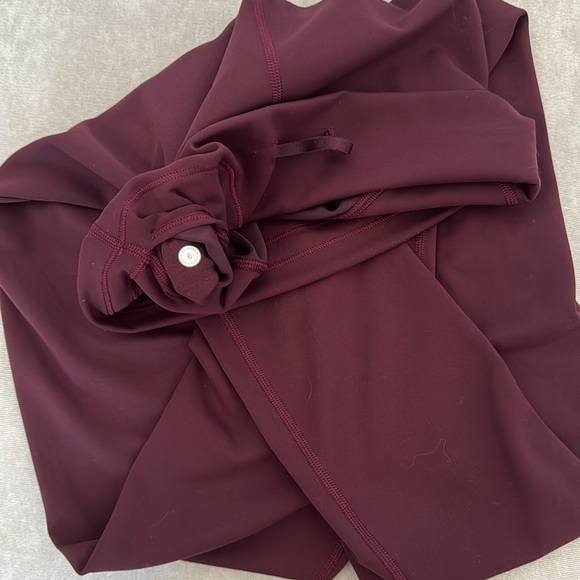 Lululemon Wunder Train High-Rise Leggings 25" Cassis Maroon Size 6 - Picture 5 of 10